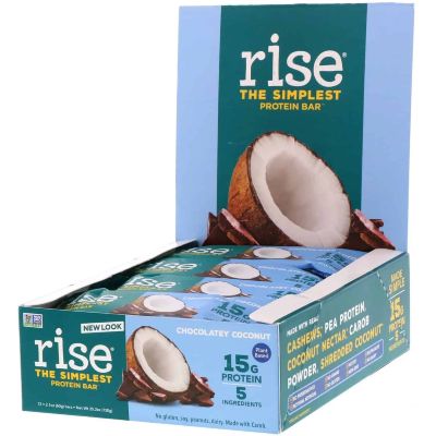 חבילת חטיפי חלבון טבעונים ללא גלוטן מבית Rise